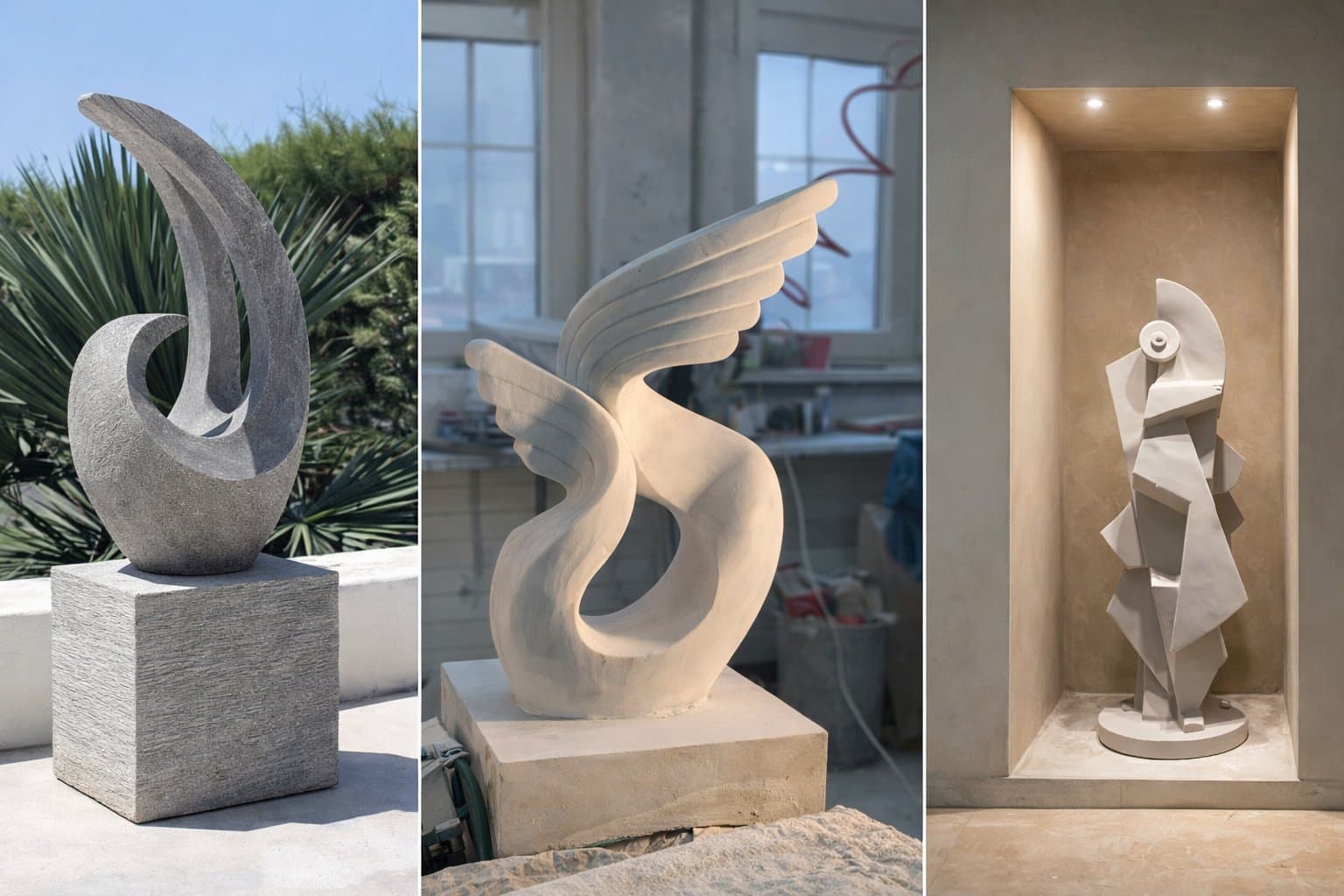 Winged Ascension — Natural Sandstone