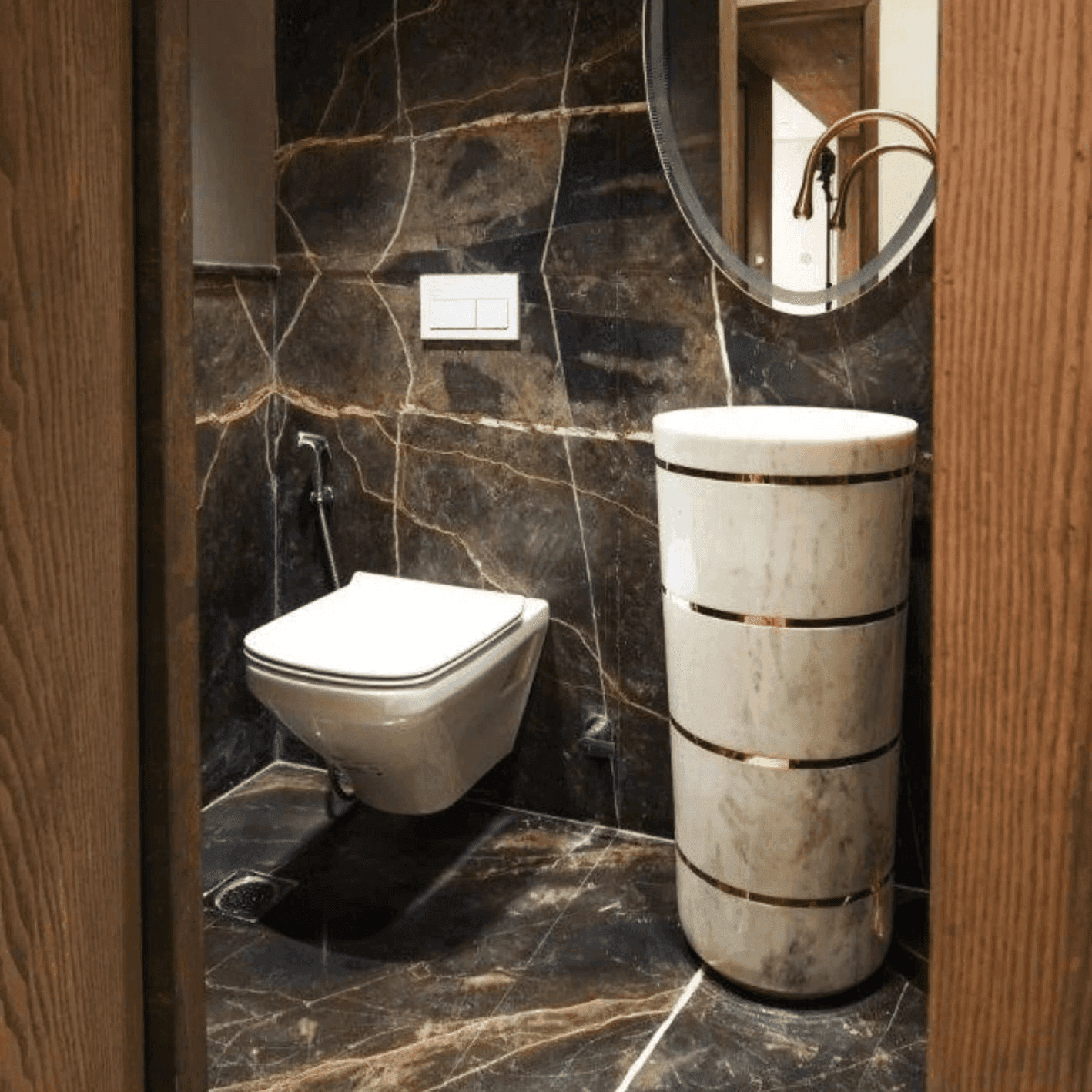 Marble Vessel Sink & Countertop view 2